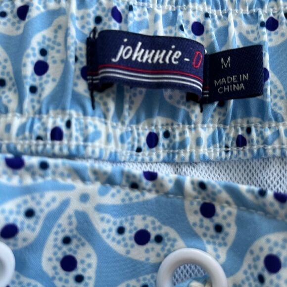 Johnnie-O Flat Front Tie Swim Shorts Like New Condition Size Medium - Picture 10 of 10